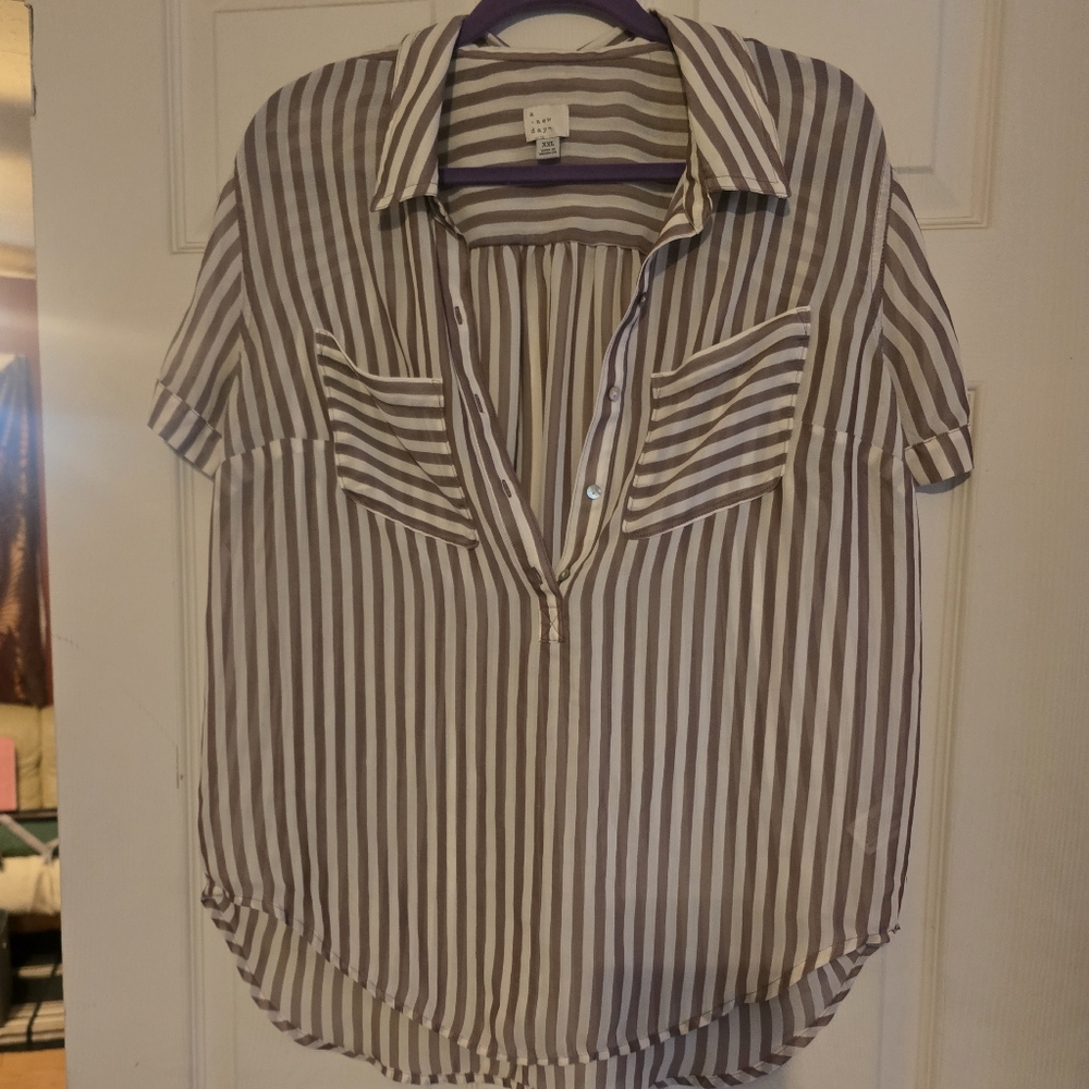 A New Day Casual Button Down Shirt